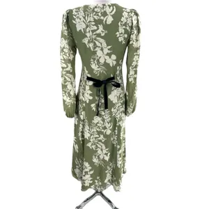 Reformation Brogan Dress in‎ Willow floral midi sz 4 thumbnail 6