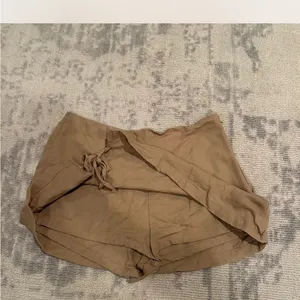Elegant Tan Women's Linen Skort thumbnail 4