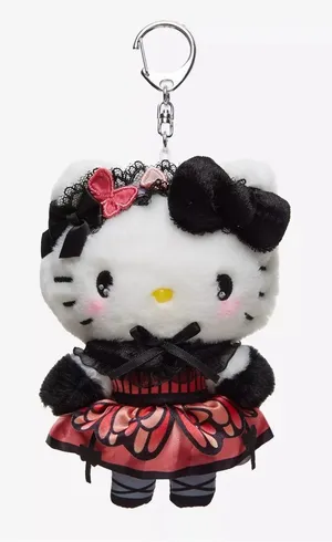 Sanrio Japan Originals Hello Kitty Butterfly Plush Bag Charm thumbnail 1