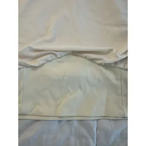 NWT Missguided Balloon Sleeve Crop Athletic Women's T-Shirt Large Cream Y2K thumbnail 2