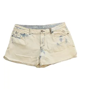 Y2K Armani Exchange Studded Denim Shorts Distressed Acid Wash Grunge Size 12 thumbnail 3