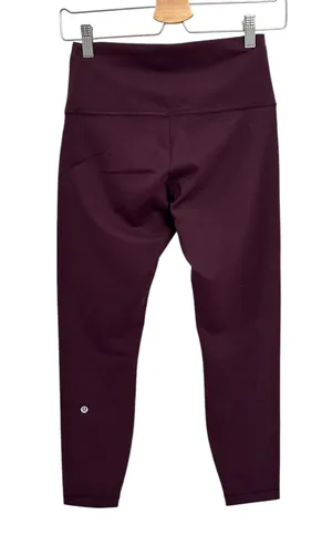 Wunder Train High-Rise Tight 25" Goodnight Plum Size8 NWT thumbnail 7