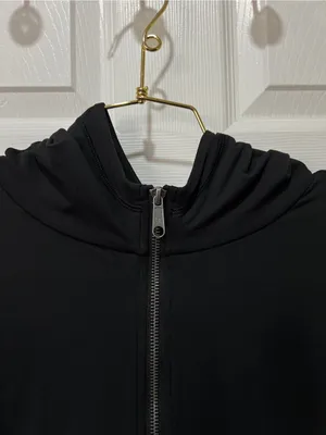 Vuori Women's Halo Modern Full Zip Hoodie Size XL Black Comfy Buttery Soft thumbnail 10
