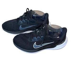 Nike Womens Air Winflo 9 Neutral‎ Lace Up Athletic Running Shoes Black Size 7 thumbnail 2