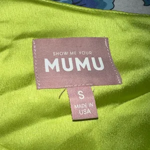 Pretty New Show Me Your Mumu Get Together Lime Green One-Shoulder Dress! thumbnail 6
