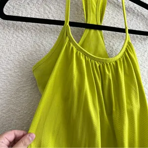 Lululemon Women’s‎ Lime Green No Limits Sports Bra Tank Top Size 8 thumbnail 4