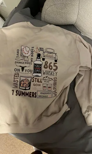Morgan Wallen Crewneck Tan Size L thumbnail 2
