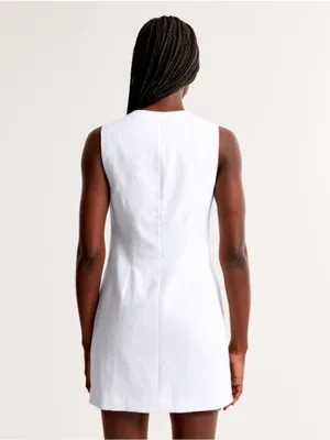 Abercrombie & fitch Mara Linen-Blend Vest Mini Dress thumbnail 6