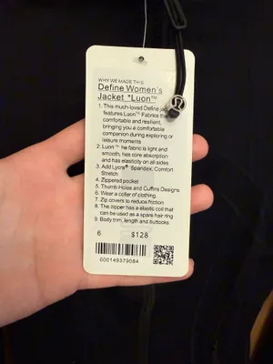 Black Lululemon Define Jacket 6 Nulu thumbnail 6
