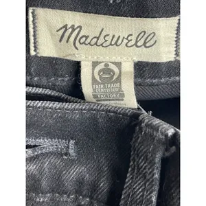 Madewell Women's Black High Waisted Bootcut Wide Leg Flare Denim Jeans Pants 27 thumbnail 5