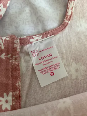 BNWT walmart pink floral dress thumbnail 4
