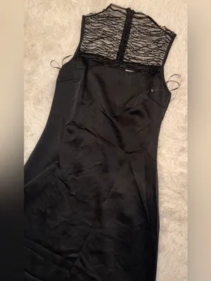 NEW ELLIATT Margot Beaded Black Sleeveless Gown Sz XS thumbnail 6