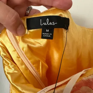 Lulus Gorgeous Yellow Floral Jacquard Halter Mini Dress thumbnail 6