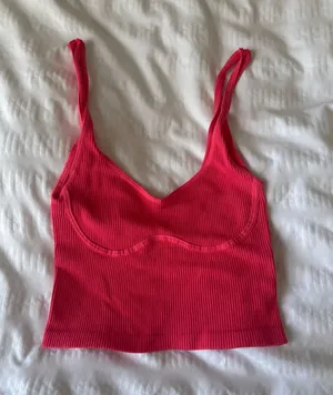 Hot Pink Free People Intimately Crop Top thumbnail 1