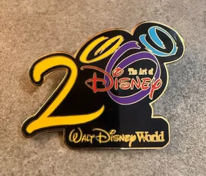 Disney 2000 Commemorative Pin - Black, Yellow, Purple, Blue, Red thumbnail 1