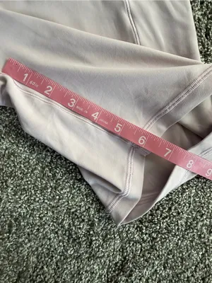 Offline by Aerie Real Me High Waisted Pocket Bike Shorts Pink Large thumbnail 5