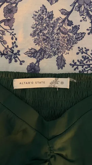 Altar'd State Dress Green Mini thumbnail 2