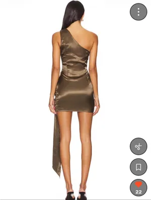 NWT Superdown Dannika Mini Tie Dress thumbnail 2