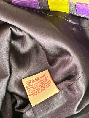 Boden• Navy & Purple Grosgrain Ribbon Detail• Cotton Dress• Sz 6 thumbnail 12