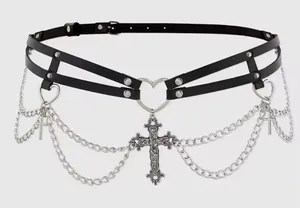 Black Belt with Silver Chains thumbnail 1