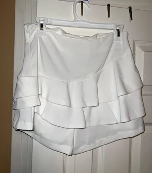 American Threads White Skort thumbnail 1