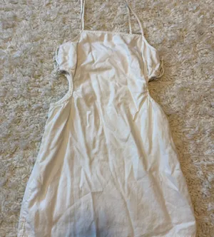 Aerie White Cutout Dress thumbnail 1