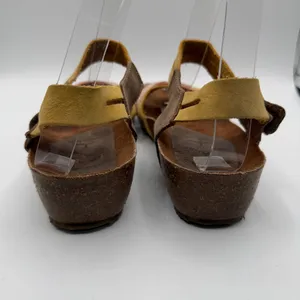 Inter-Bios Spain Leather Comfort Sandals Cork Footbed EU 38 US 7.5 Boho thumbnail 4