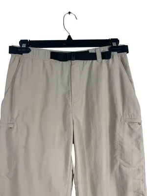 The North Face Women’s Hiking Cargo Capri Beige Nylon Trail Outdoor Pants L thumbnail 2