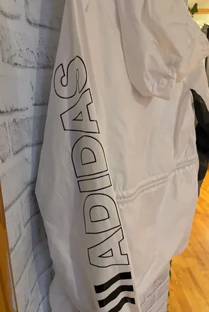 Adidas White  Windbreaker thumbnail 3