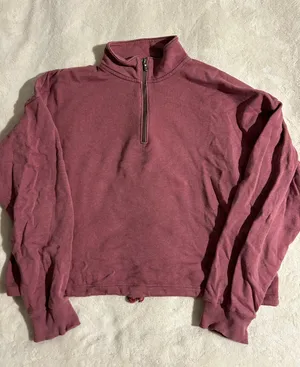 Outfitters Cropped Quarter Zip thumbnail 1