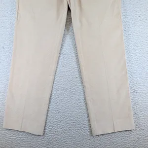 Weekend Max Mara High Waisted Capri Corduroy Pants Beige Tan Size 26 FITW219 thumbnail 4