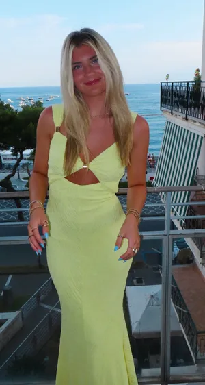 Yellow Maxi Hello Molly Dress thumbnail 1