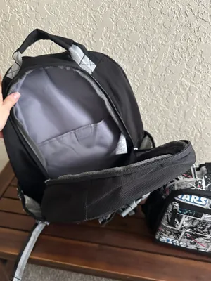 Star Wars Backpack Pottery Barn Kids Black White Cartoon thumbnail 4