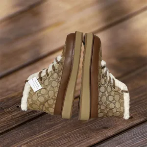 IMANI JACQUARD BOOT KHAKI/SADDLE CE318 KH/SD Size 6.5B thumbnail 5
