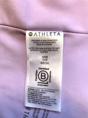 Athleta Elation 7/8 Leggings XXS Purple Powervita Ultra High Rise Yoga thumbnail 9