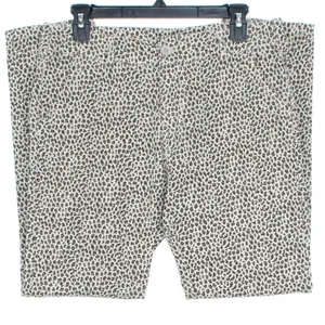 Soft Surroundings Pants Leopard Minimalist Safari Neutral Casual Boho Brown 8P thumbnail 3
