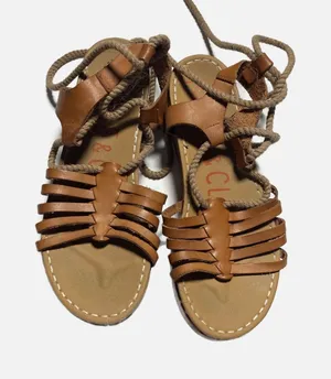Musse & Cloud Gladiator Sandals Womens 39 Brown Rope Lace Up Boho Summer Spain‎ thumbnail 1