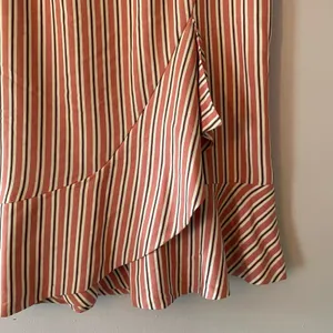 Ted Baker London Coryn Pink White Pinstripe Fit and Flare Skirt size 3 / Medium thumbnail 5