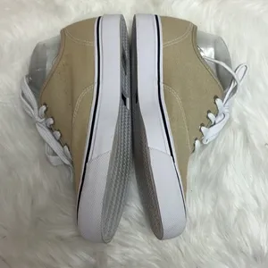 Bass Tan and White Canvas Sneakers‎ Casual Lace Up Sneakers Size 8.5 A19 thumbnail 5