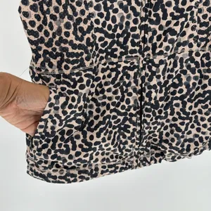 Lululemon Pack-It Vest Ace Spot Grain Black Full Zip active wear cheetah size 6 thumbnail 4