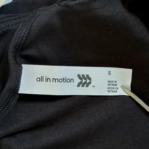 All in Motion Black Pleated Active Dress‎ V-Neck Built-in Shorts Pockets Small thumbnail 11