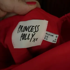 Princess Polly Lillie mini dress bubble sleeve red festive holiday women’s‎ 4 thumbnail 6