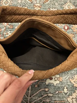 Woven Tote Bag Brown thumbnail 2