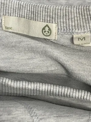 Tasc Classic Crewneck Short-Sleeve Tee in Light Gray thumbnail 5