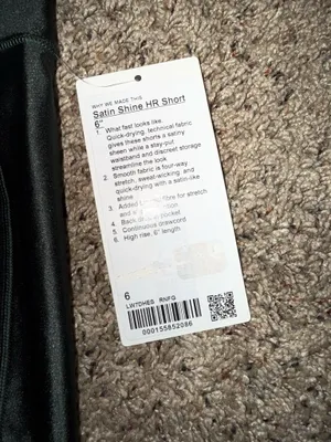 lululemon Satin Shine High-Rise Short 6" in Dark Forest thumbnail 3
