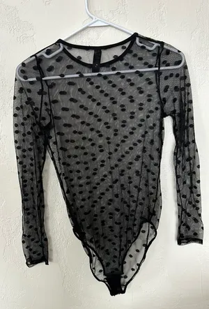 Mesh Body Suit Black Size M thumbnail 2