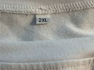 Size 2XL White Western Christmas Sweatshirt Rockin Around Tree Cowboy Bronco thumbnail 3