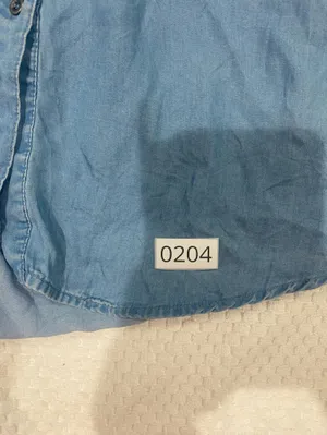 Love Tree Light Blue Denim Shirt thumbnail 7
