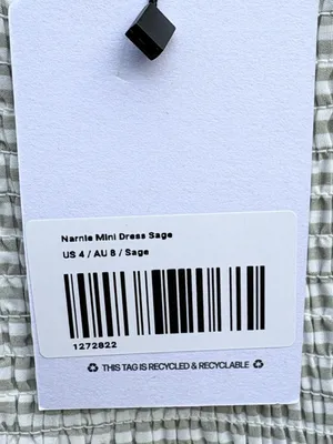 NWT Princess Polly Narnia Bubble Hem Mini Dress Sage Size 4 thumbnail 6