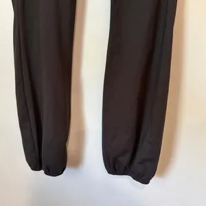 Free People Movement Black Mid-Rise Joggers Zip Pockets Women’s Large #1000 thumbnail 3